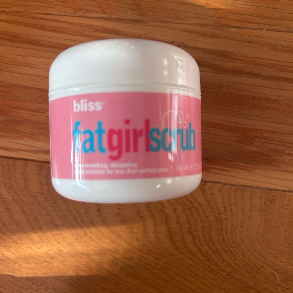 Bliss Fat Girl Scrub - Pink and White Exfoliator